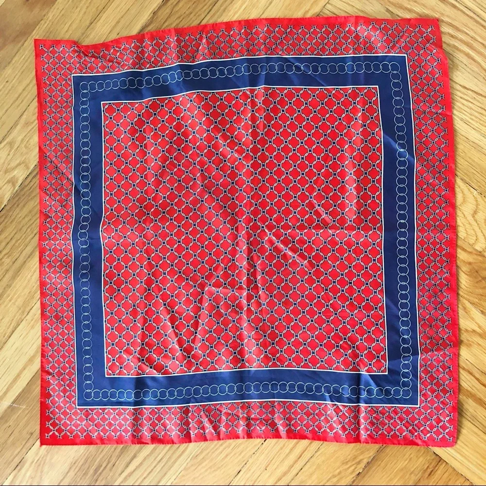 VINTAGE 80s Haute Nautical Scarf